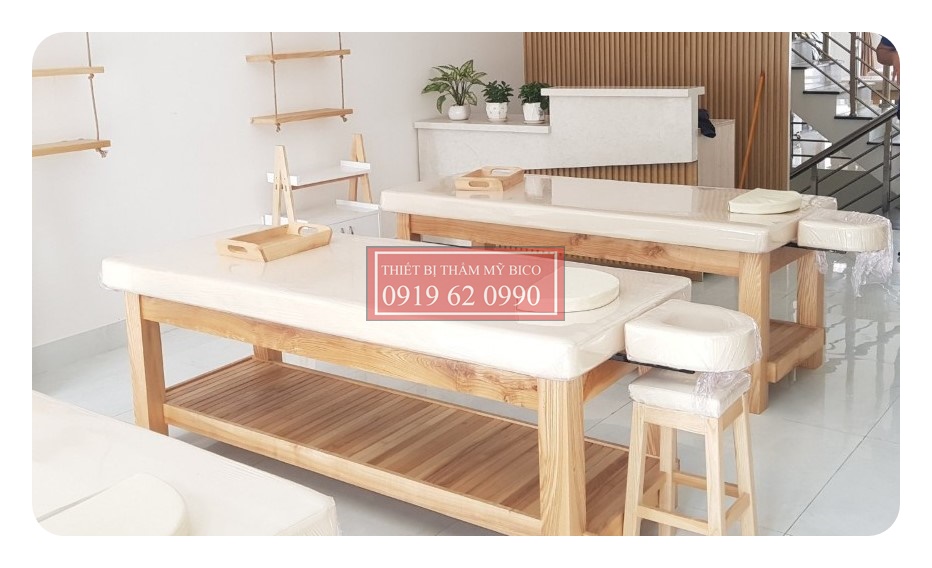 giường spa gỗ cao cấp