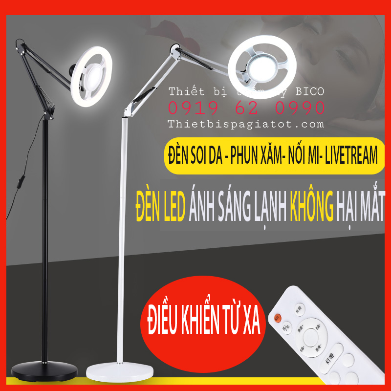 Đèn Led Soi Da Trục Khửu Ánh Sáng Lạnh Chỉnh Ánh Sáng 6 Chế Độ