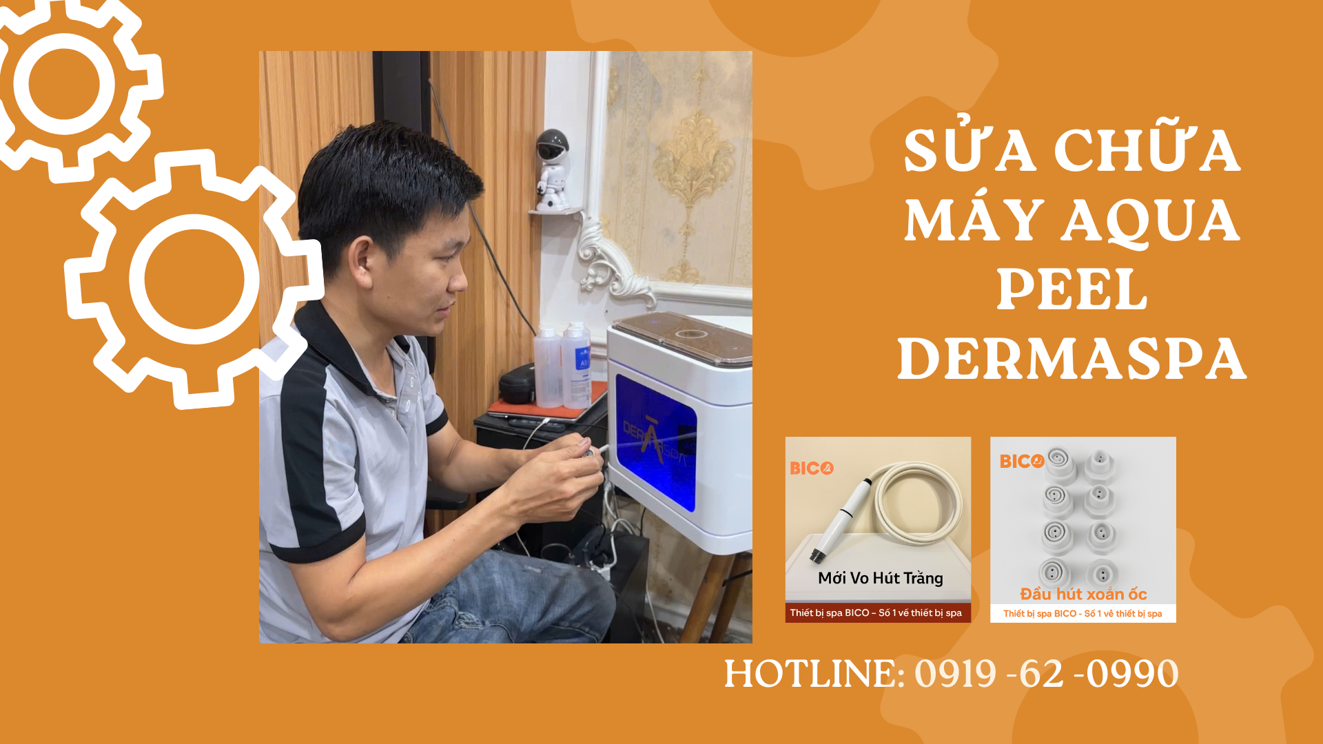Sửa Máy Aqua Peel Derma Spa Hàn Quốc