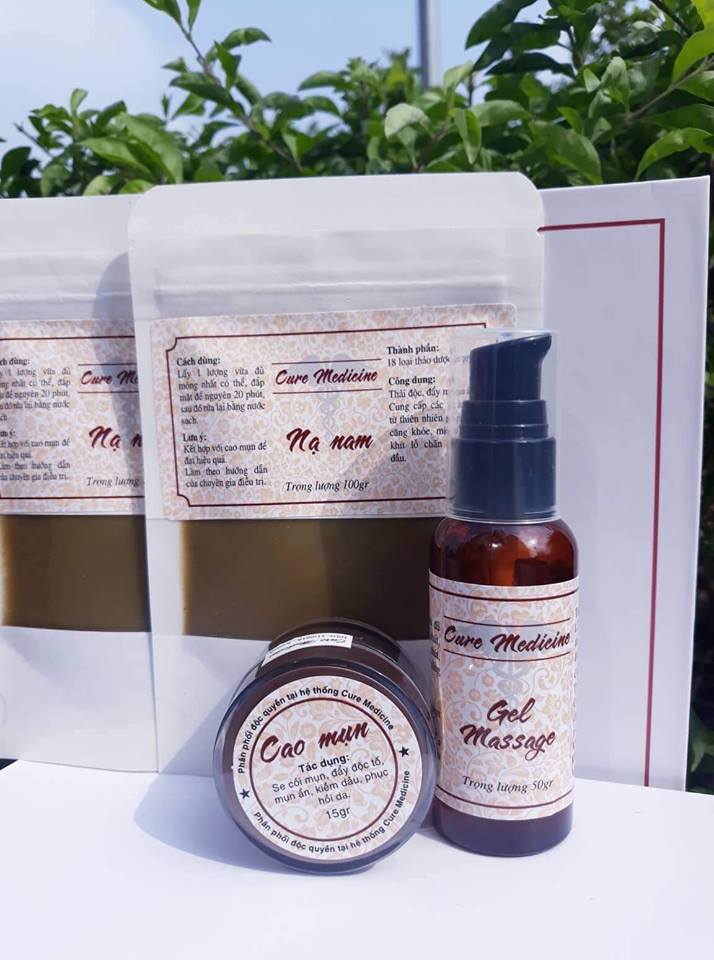 Cao trị mụn cure medicine -  thảo dược skin fourest cosmetic