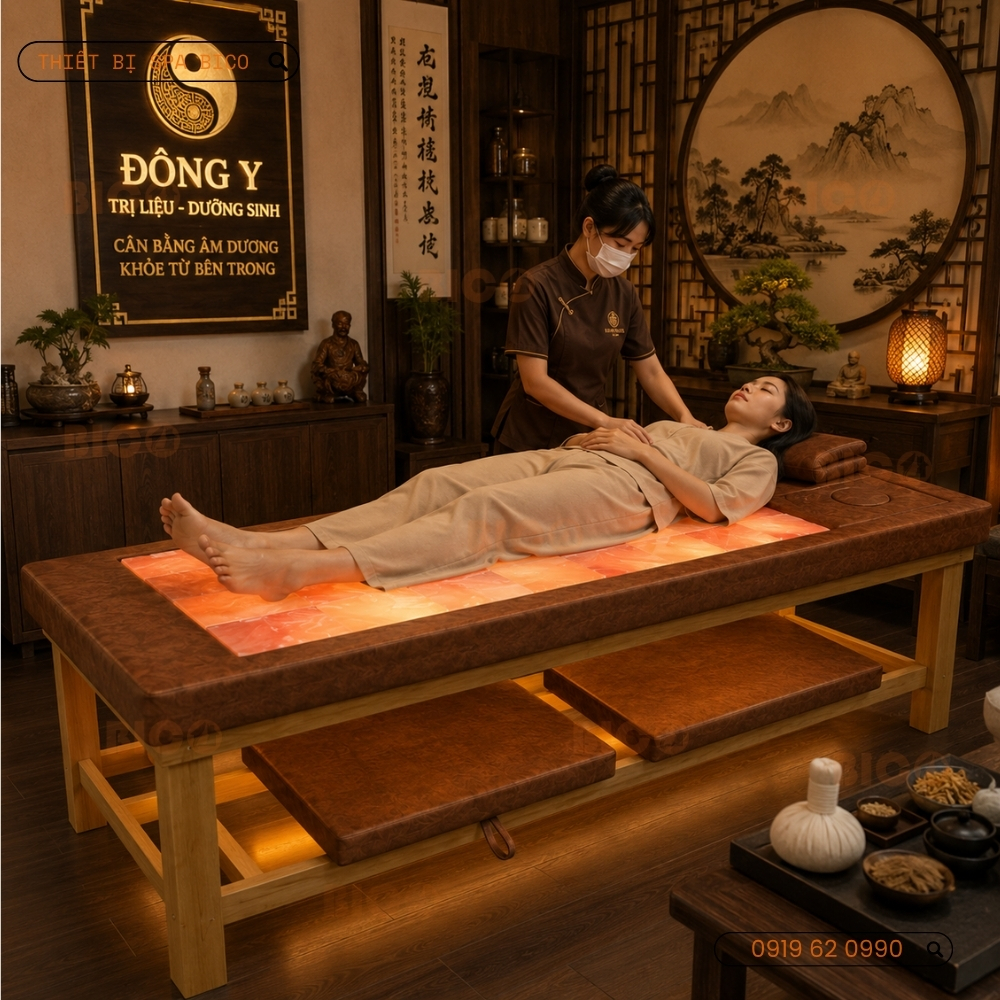 Giường Đá Muối Himalaya