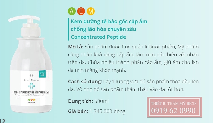 kem dưỡng tế bào gôc cấp ẩm chống lão hóa