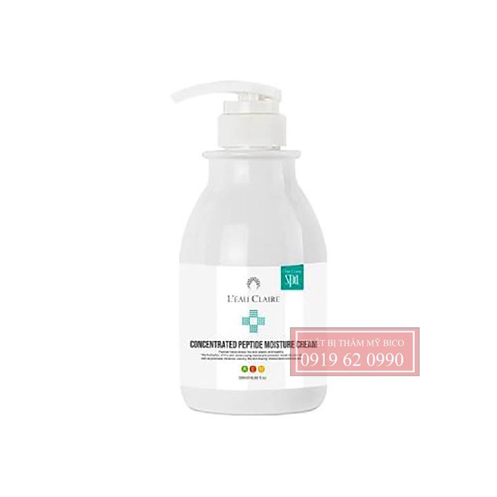 Kem Dưỡng Cấp Ẩm Chống Lão Hóa L'eau Claire - Concentrated Peptide Moisture Cream 500ml