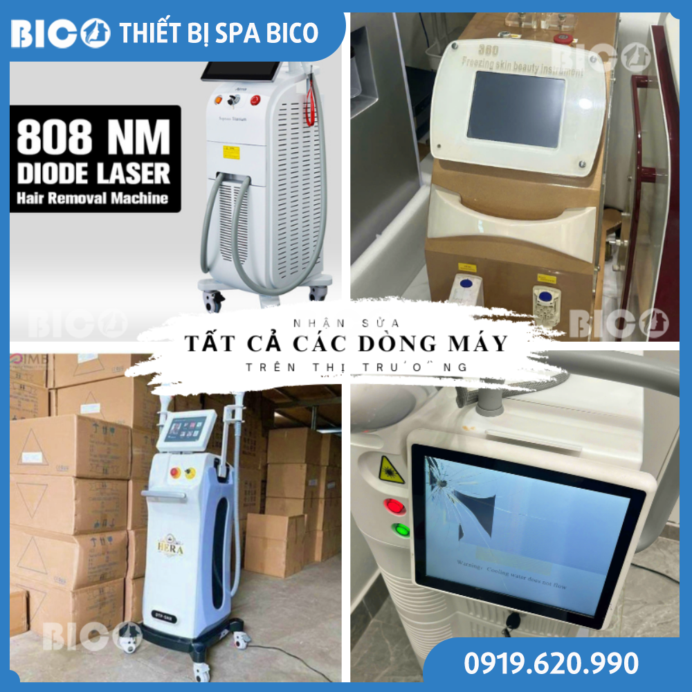 Dịch Vụ Sửa Chữa Máy Triệt Lông Cho Spa Tại Nhà Lấy Ngay