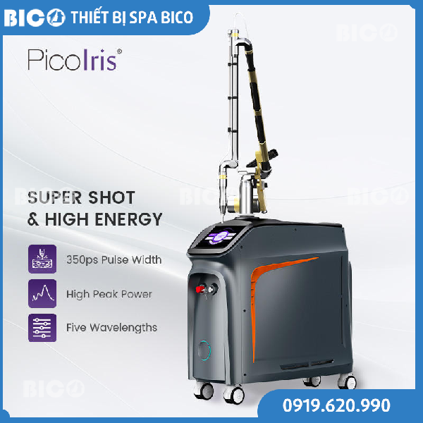 Máy Laser Trục Khuỷu Xóa Xăm Pico Iris Chính Hãng