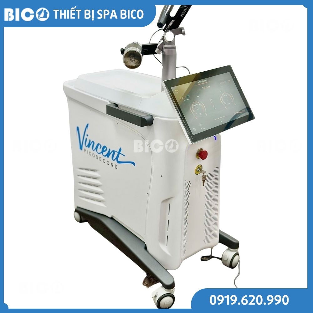 Máy Laser Trục Khuỷu Pico Vincent Xóa Xăm Chính Hãng