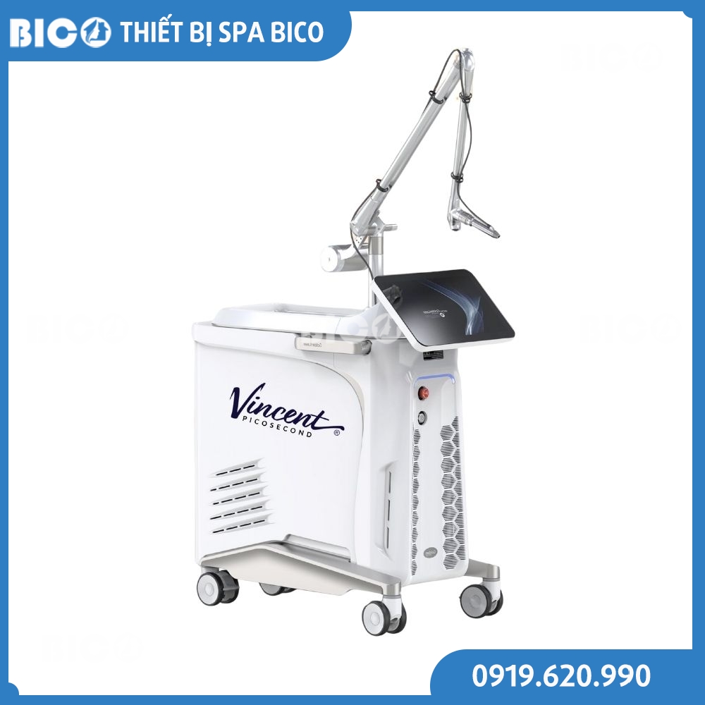 Máy Laser Trục Khuỷu Pico Vincent Xóa Xăm Chính Hãng