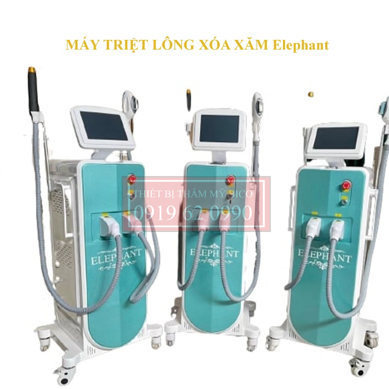 Máy Triệt Lông Xóa Xăm 2in1 Elephant Chính Hãng - Máy Triệt Lông Xóa Xăm Elenphant