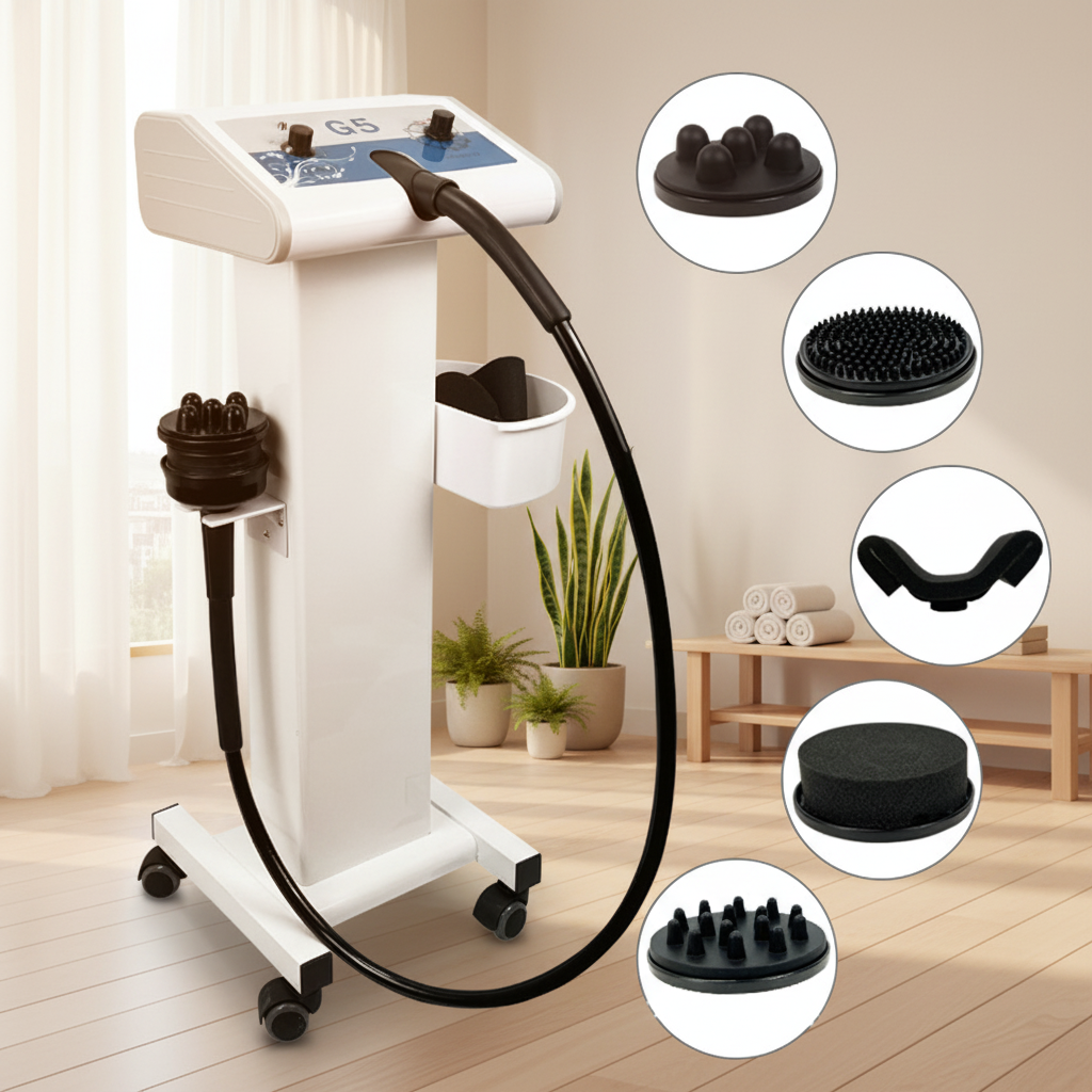 Máy massage body G5 chuyên nghiệp kèm nhiều đầu massage thay thế 