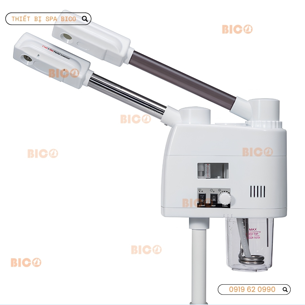 Máy Xông Hơi Mặt Nóng Lạnh 2 Cần