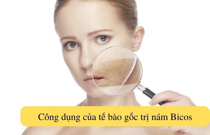 Giới thiệu một số công dụng khác của tế bào trị nám Bicos