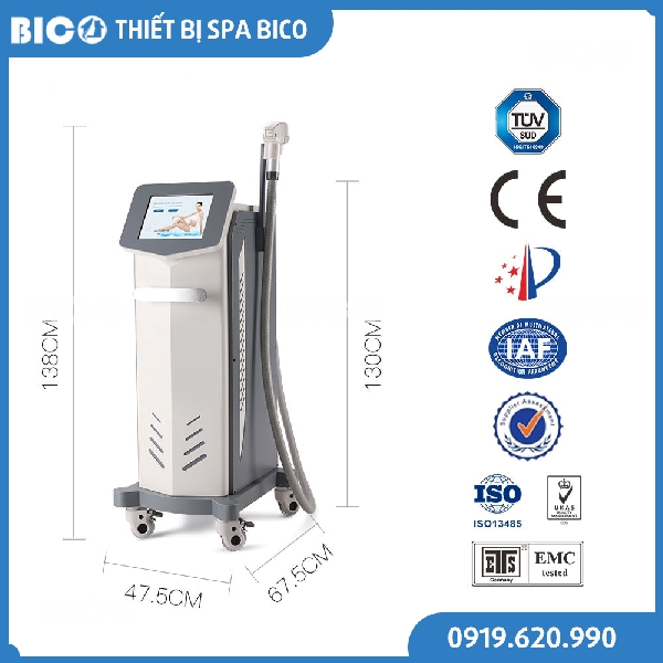 Máy Triệt Lông Diode Laser HR Chính Hãng