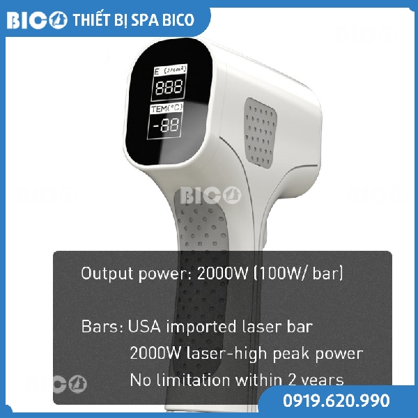 Máy Triệt Lông Diode Laser Sanhe 808nm&nbsp;