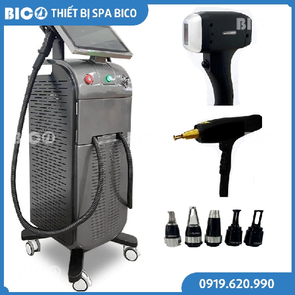 Máy Triệt Lông Xóa Xăm 2in1 Soprano Titanium Chính Hãng