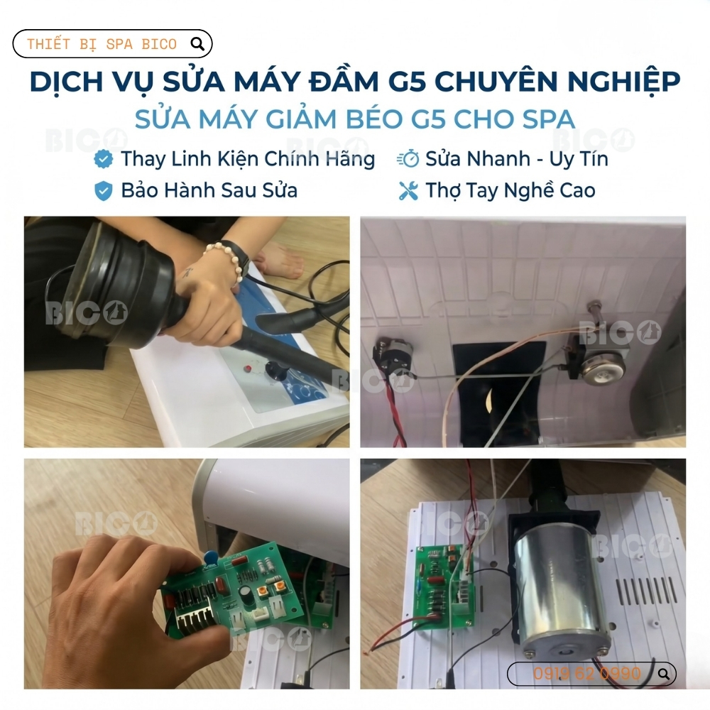 Hướng Dẫn Tự Sửa Máy Giảm Béo Mỡ Bụng Đầm Giảm Béo Radium G5 Tại Nhà