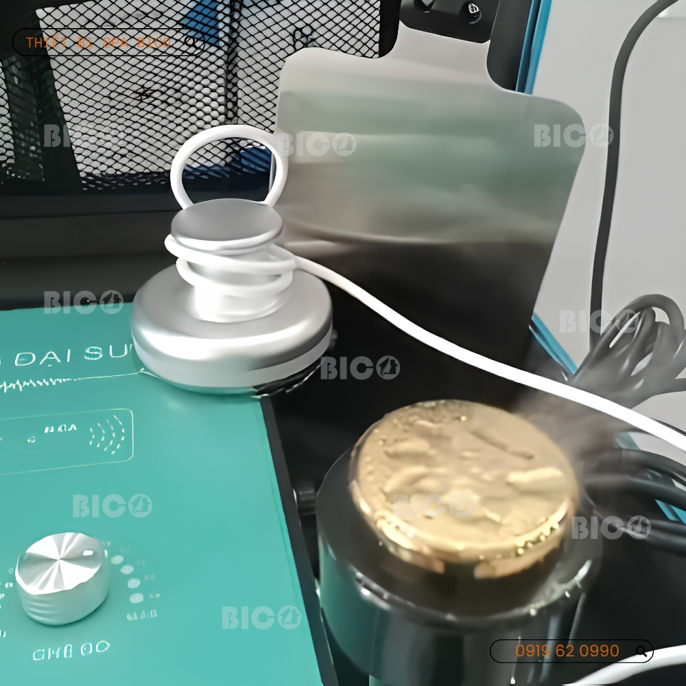 Máy tam thông hỏng tay cầm không nóng không có cảm giác