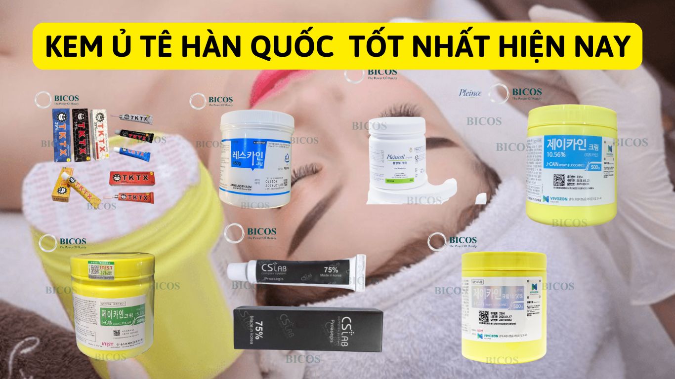 Tổng Hợp Các Loại Kem Ủ Tê Hàn Quốc Tốt Nhất 2024 - Review Chi Tiết