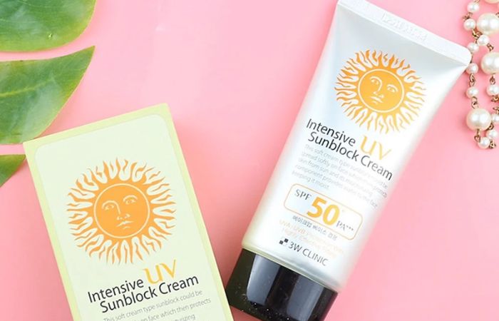 Kem chống nắng Intensive UV Sunblock Cream 3W Clinic