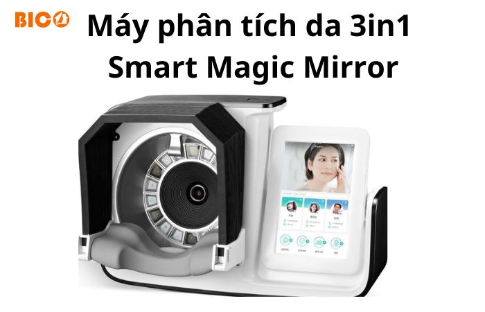 Máy phân tích da Smart Mirror có nhiều chức năng như chụp, phân tích, hiển thị kết quả nhanh